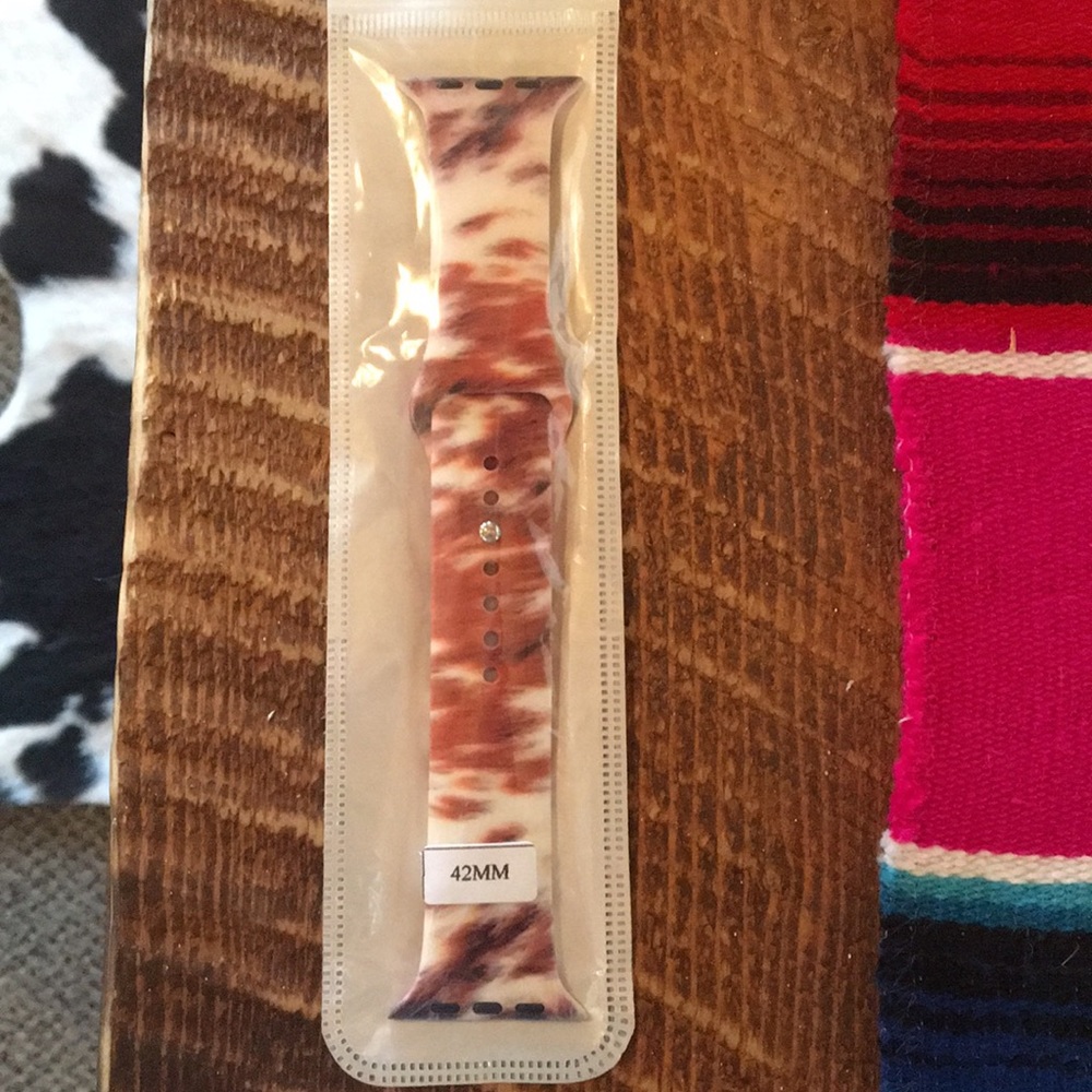 Cowhide watchband